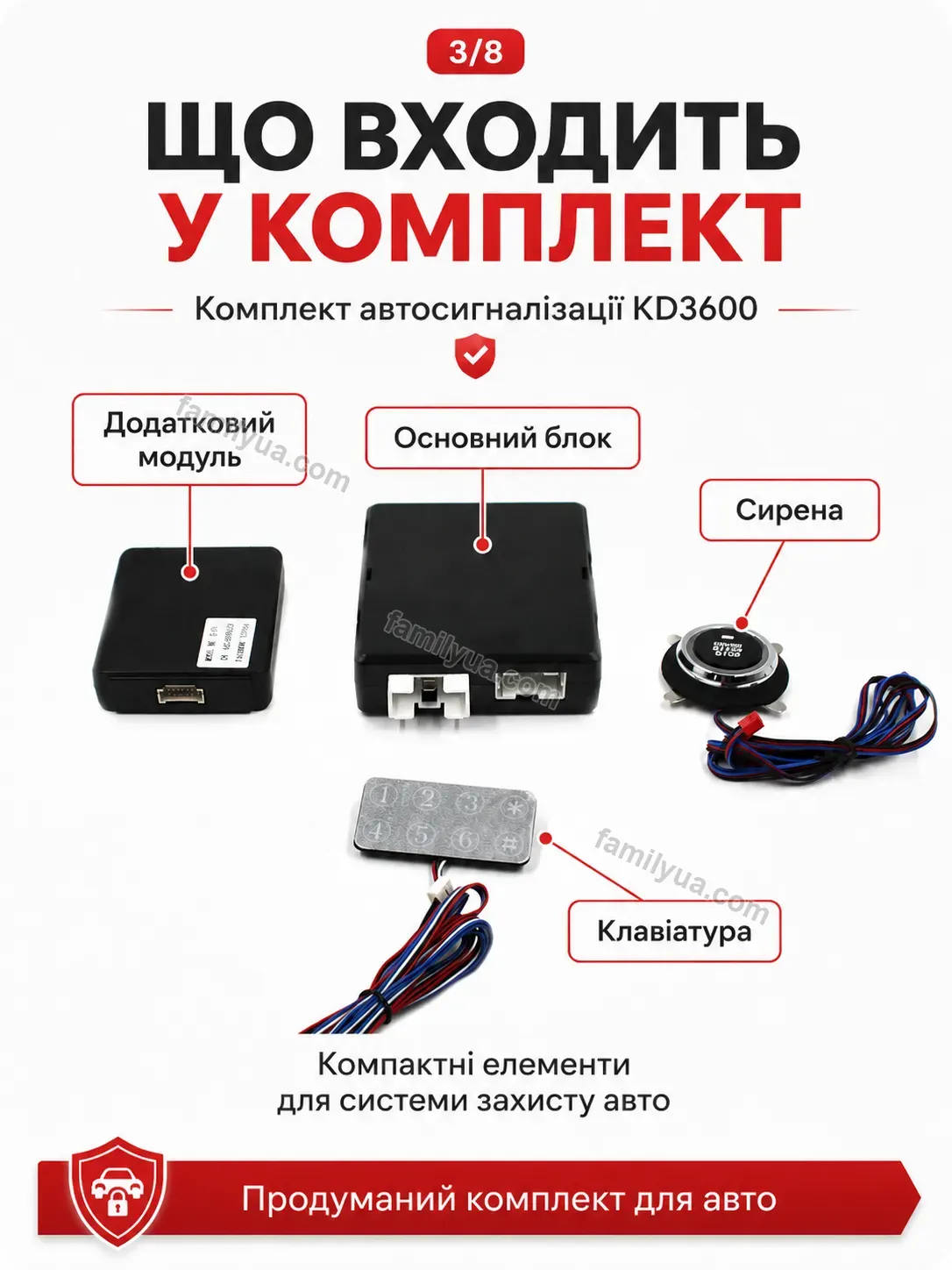 🚨 Автосигналізація Svitlo Wave Calm - деталі