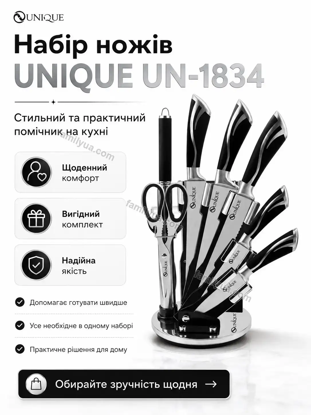 ✨ Набір ножів Joyvia Mini Soft
