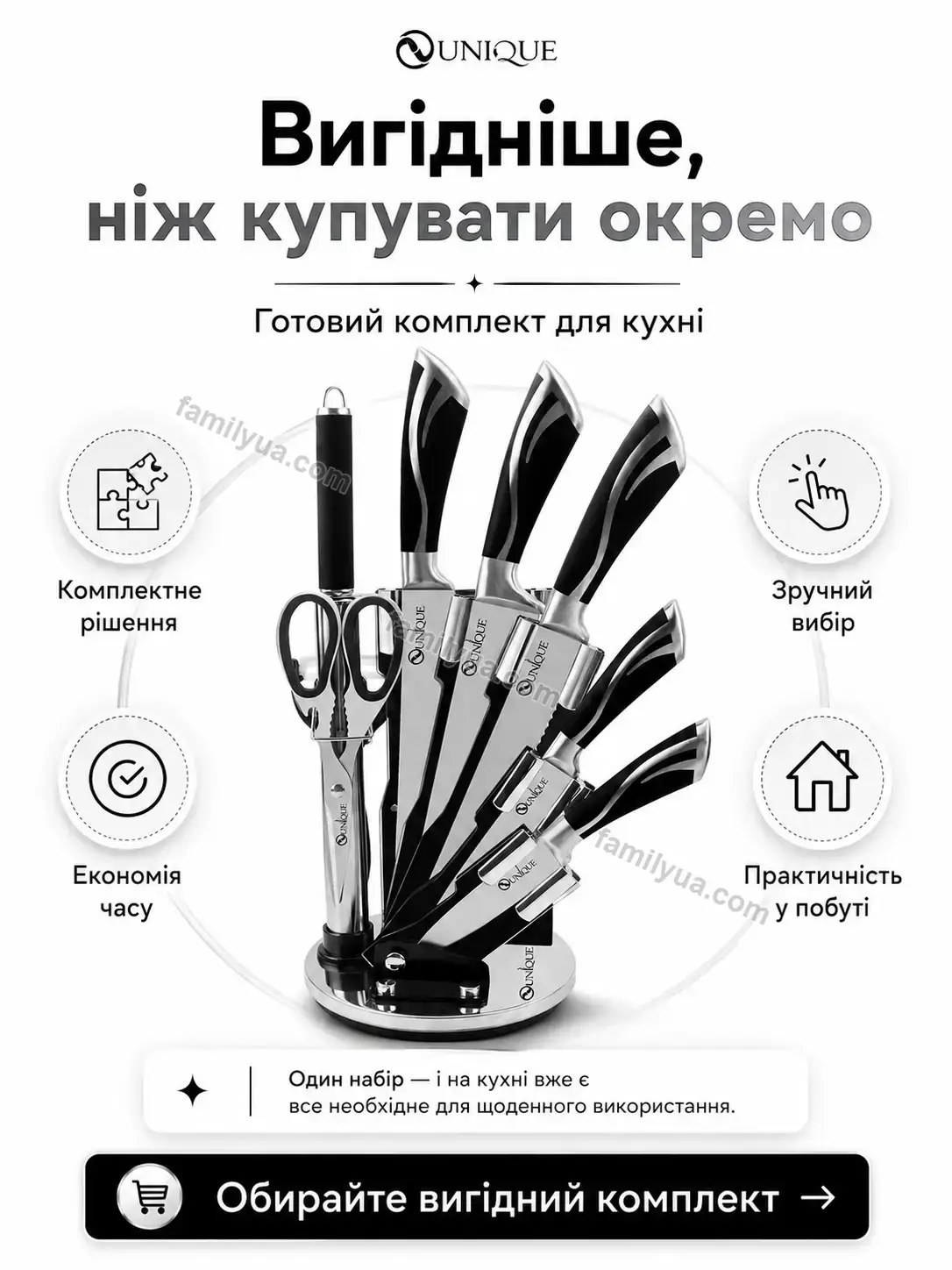 ✨ Набір ножів Dobra Mini Soft - деталі