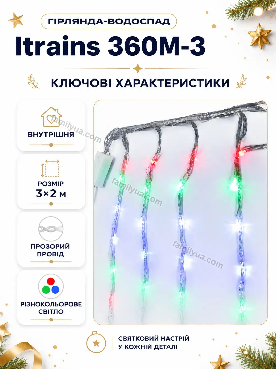 ✨ Гірлянда Zorya Care Kind - деталі