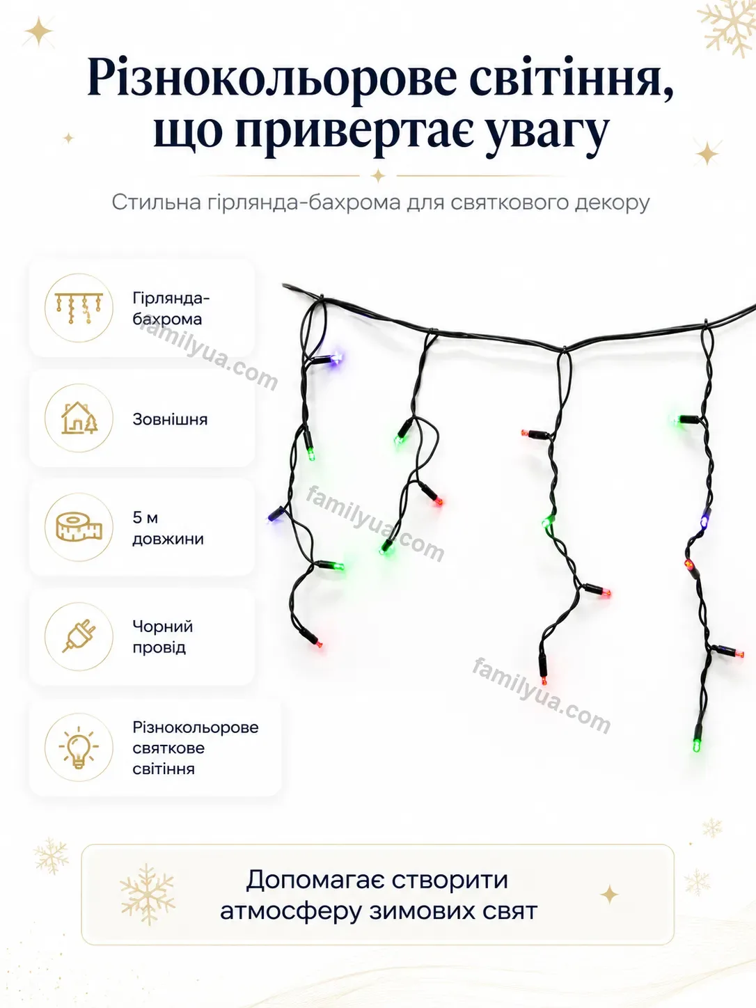 ✨ Гірлянда Mriya Care Urban - деталі