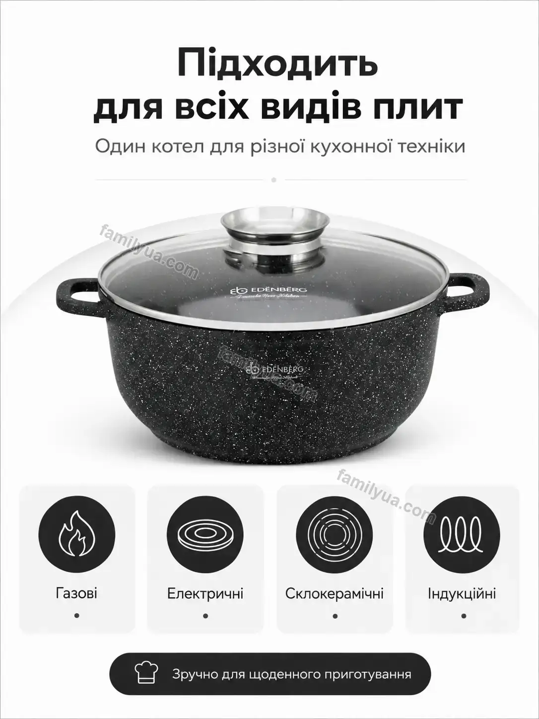 ✨ Котел круглий мармуровий Vira Fresh Kind - використання