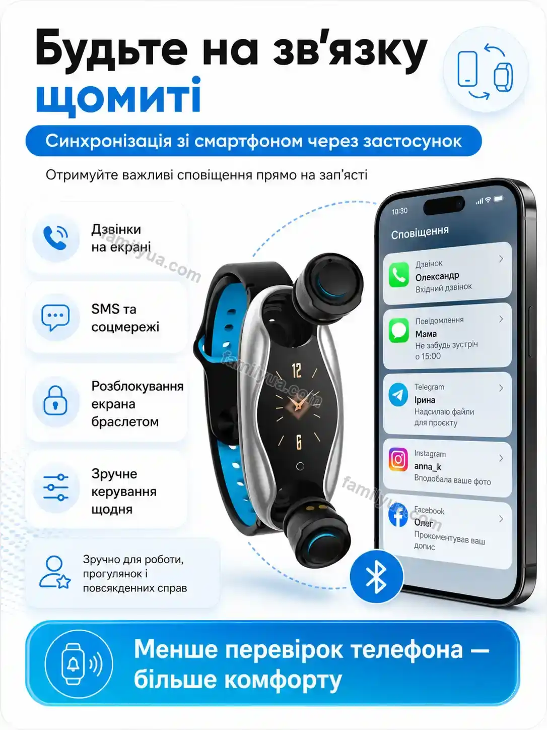✨ Смарт годинник Lagom Go Bright