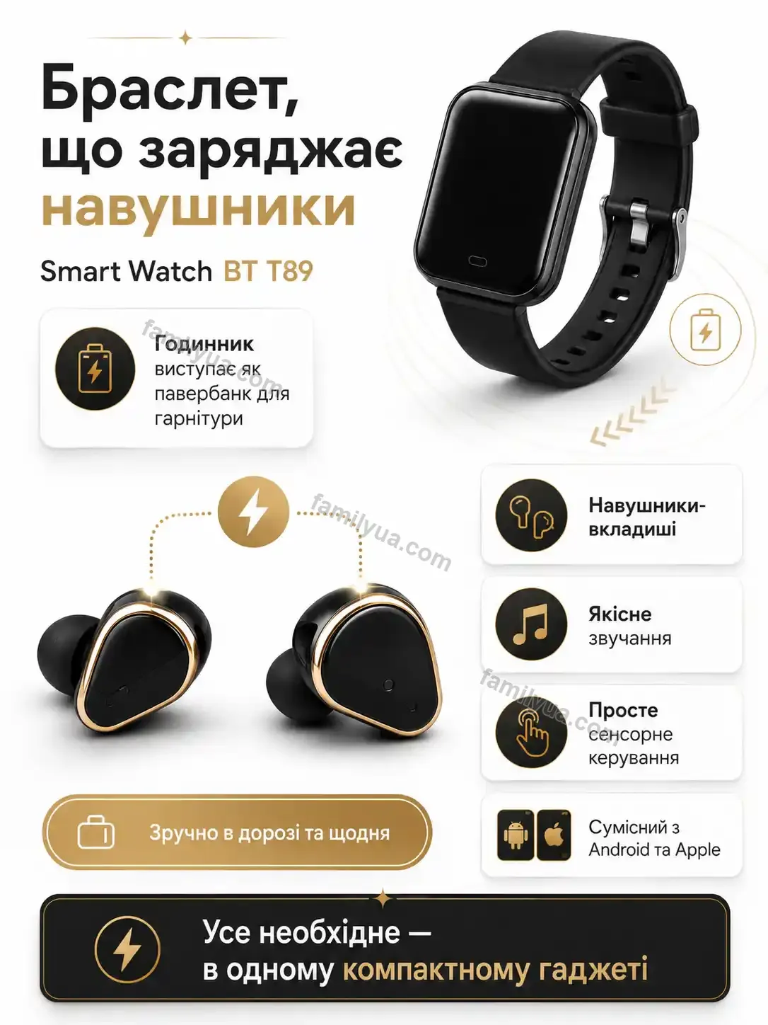 ✨ Смарт годинник Tysa Wave Bright - використання