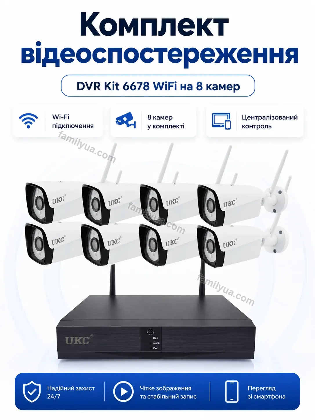 ✨ Комплект відеоспостереження Sunny Fresh Calm