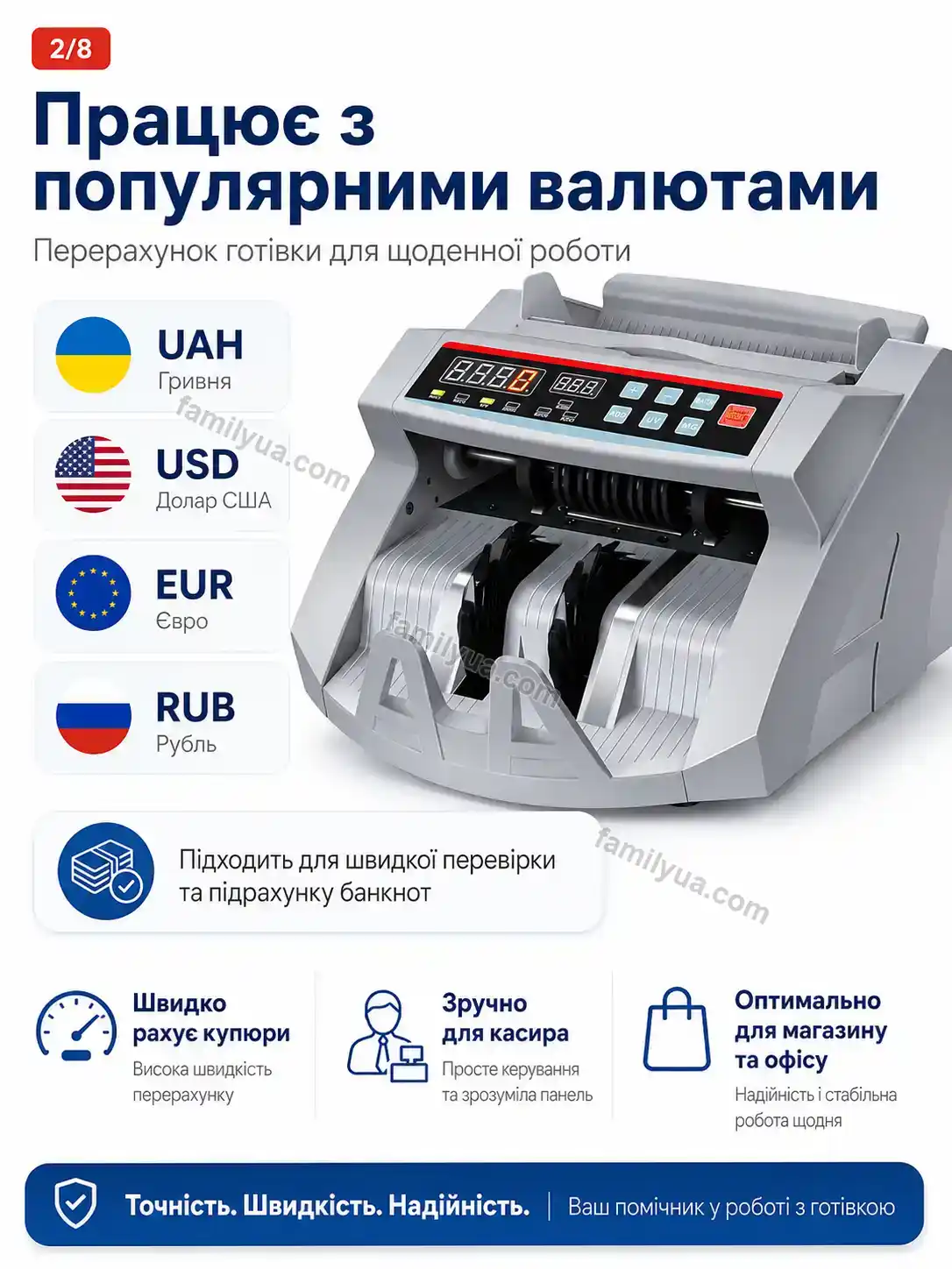 💵 Рахункова машинка Svitlo Care Calm