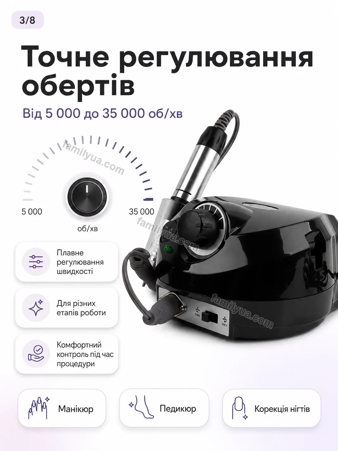 ✨ Фрезер для манікюру Ruta Go Kind - деталі