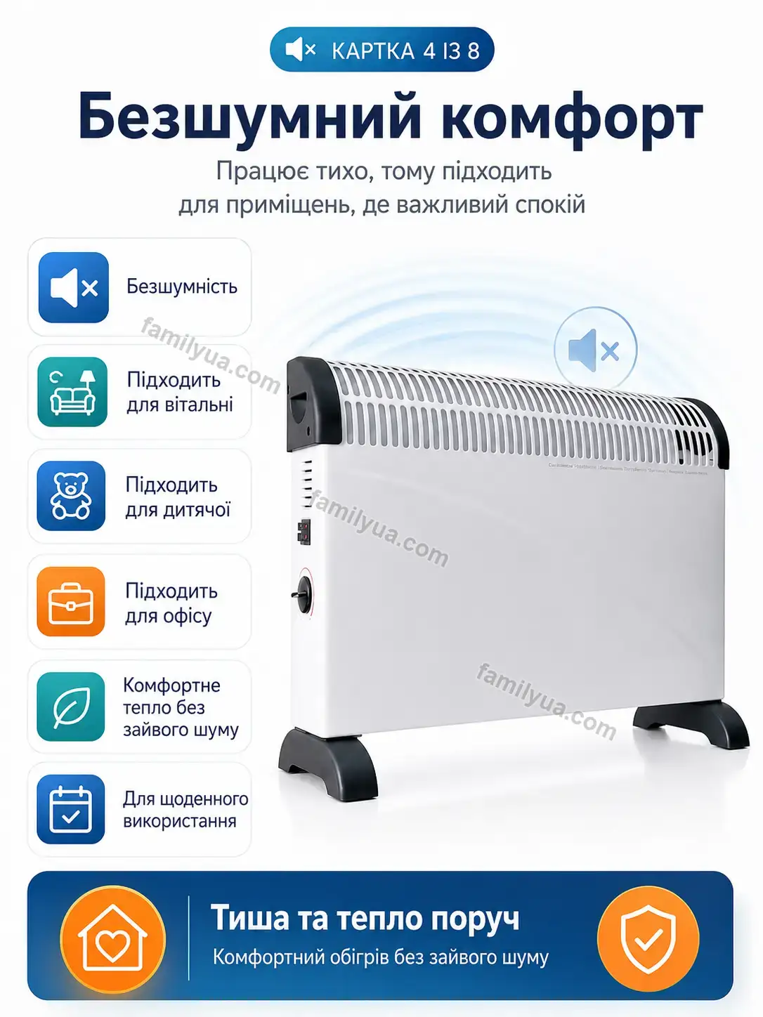✨ Конвектор Zorya Home Soft - використання