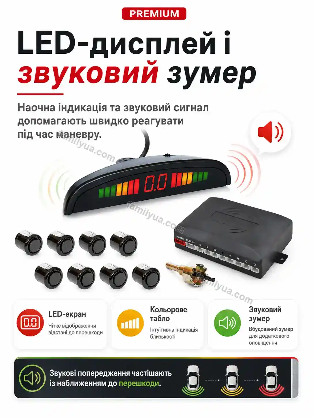 ✨ Парктронік Dobra Lite Kind - деталі