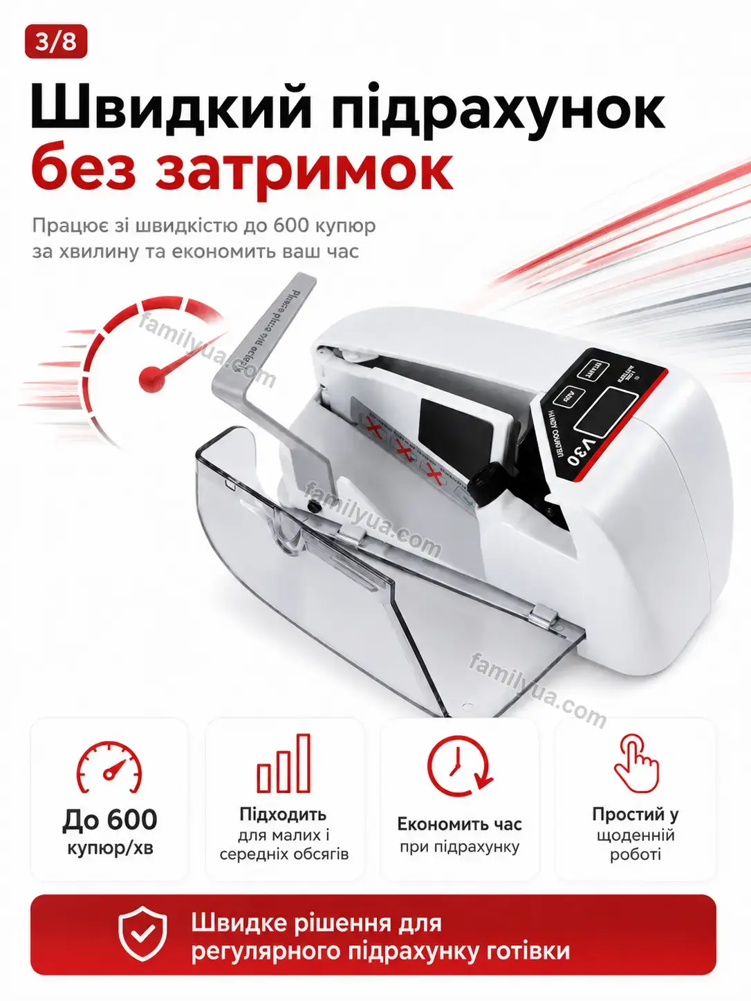 💵 Рахункова машинка Sonia Home Bright - деталі