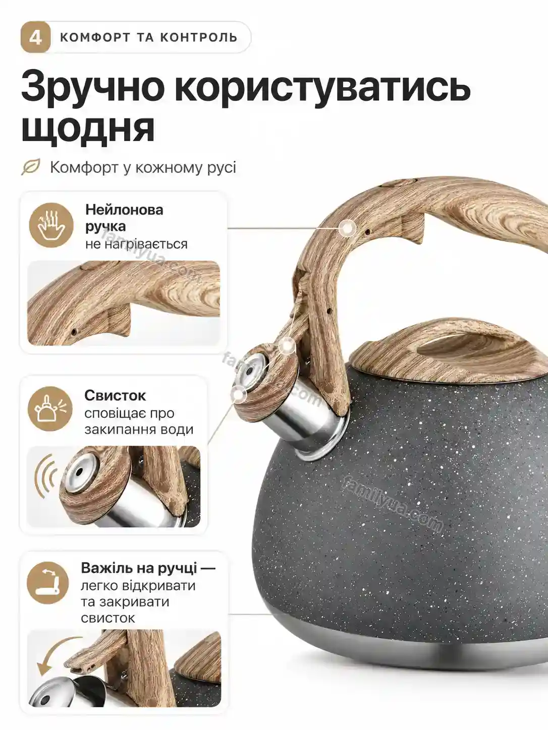 ✨ Електрочайник Tysa Care Kind - використання