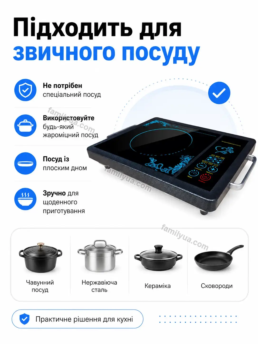 ✨ Плита інфрачервона кф. вт. Lagom Plus Urban - деталі