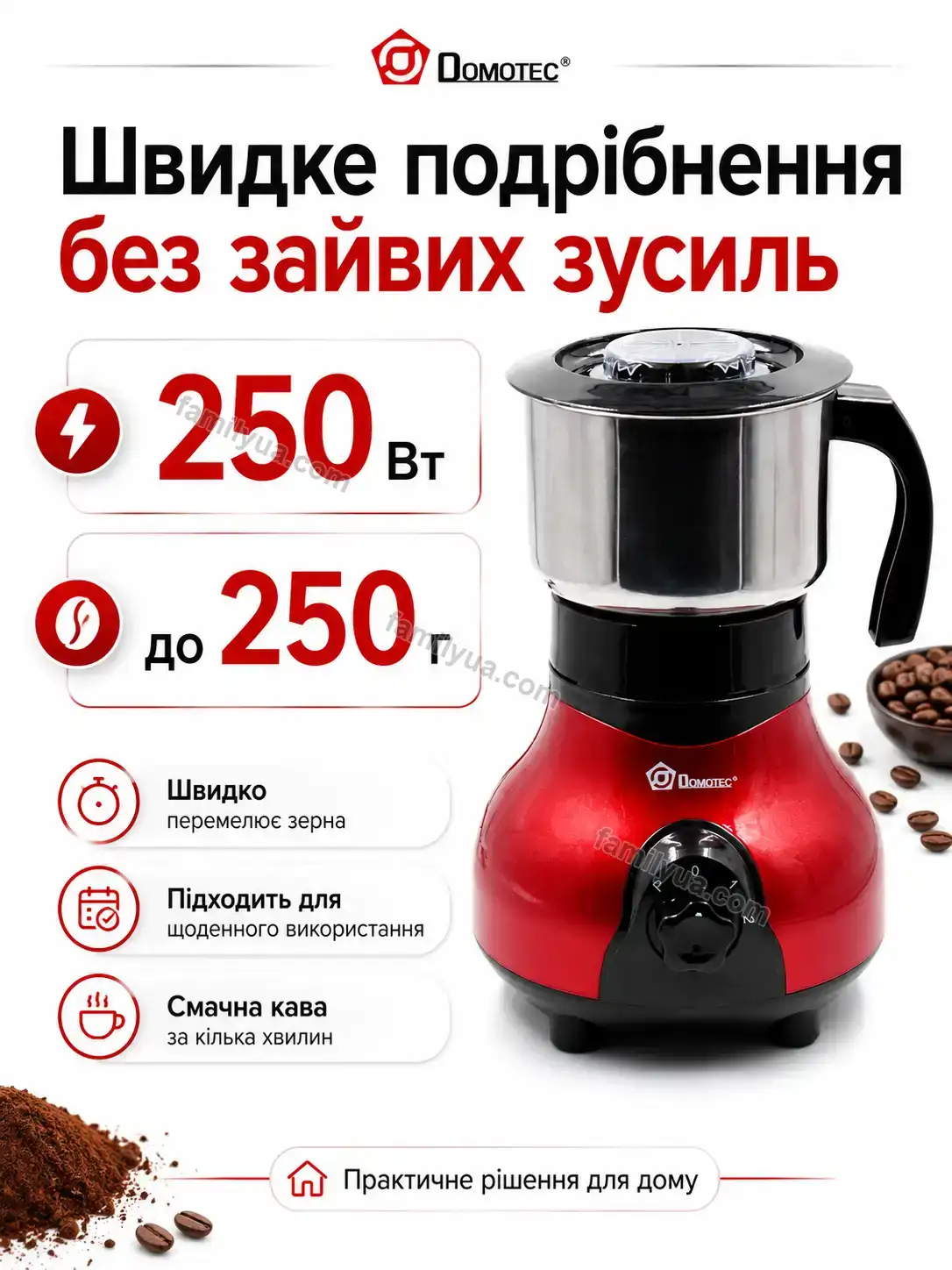 ✨ Кавомолка Dobra Care Urban - деталі