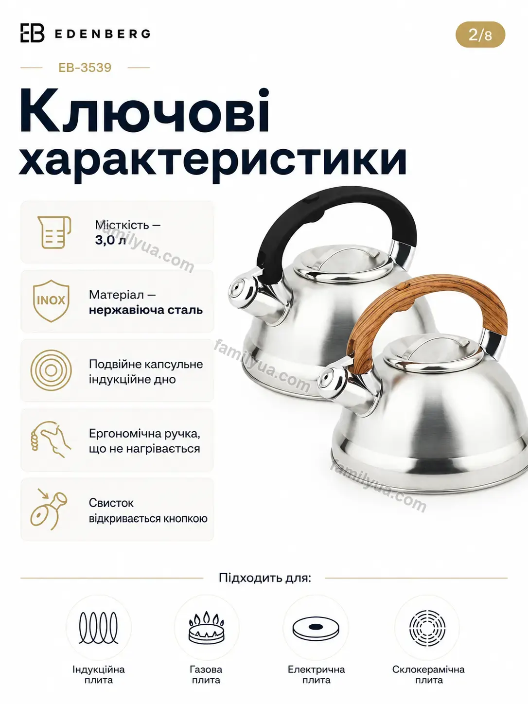 ✨ Електрочайник Mira Go Kind