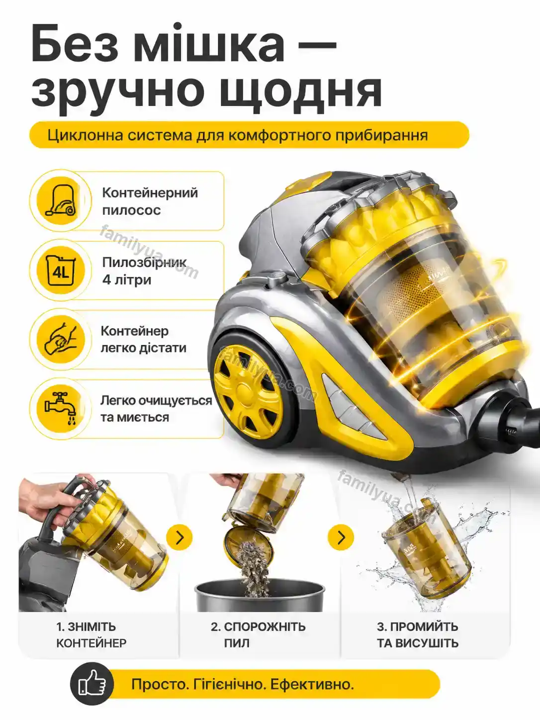🧹 Пилосос Vira Care Calm - деталі