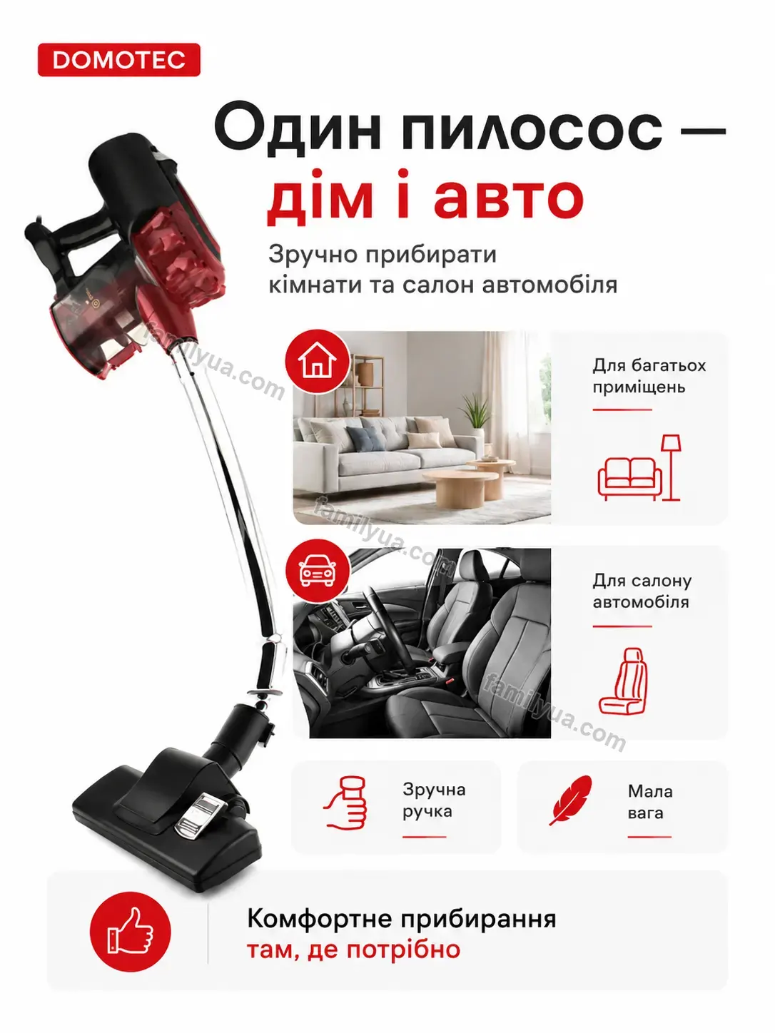 🧹 Пилосос Lagom Care Bright - деталі