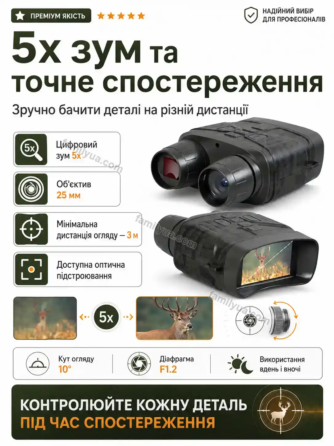 ✨ Бінокль нічного бачення Mriya Home Calm - використання