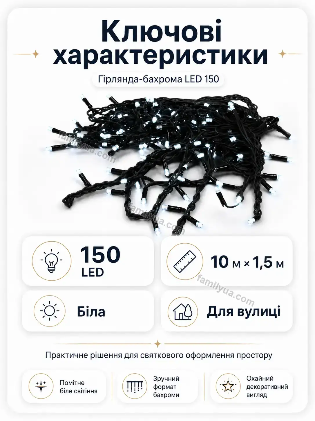 ✨ Гірлянда Nuvia Home Soft