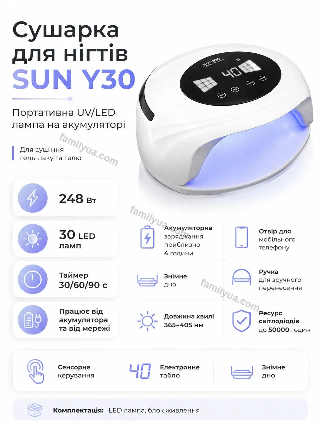 ✨ Сушарка для нігтів Joyvia Mini Urban