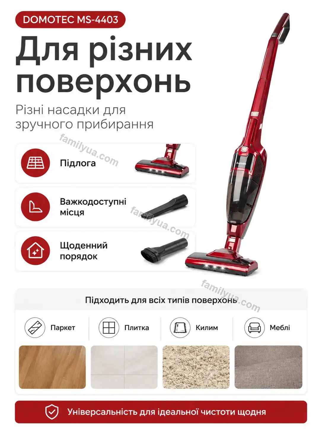 🧹 Пилосос Mriya Care Calm - використання