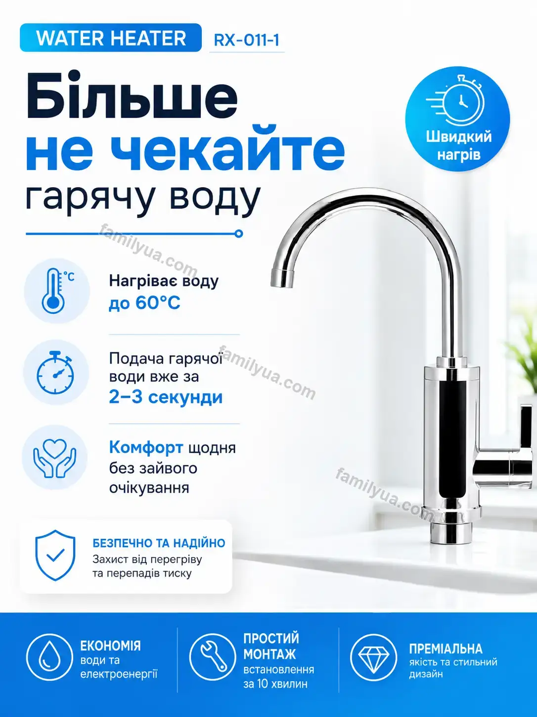 ✨ Водонагрівач дисплеєм Joyvia Plus Kind
