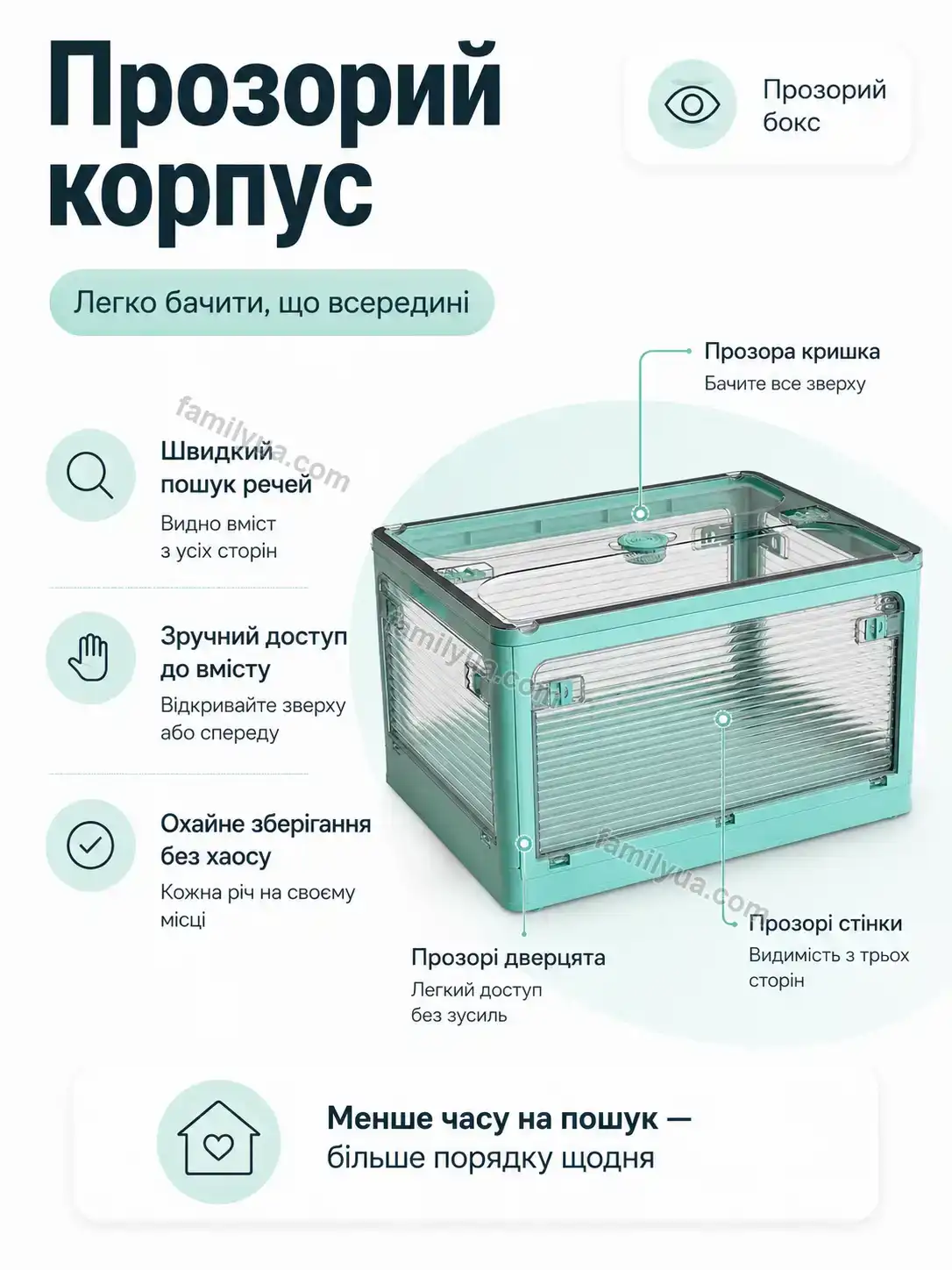 ✨ Органайзер пластиковий Dobra Glow Urban - деталі