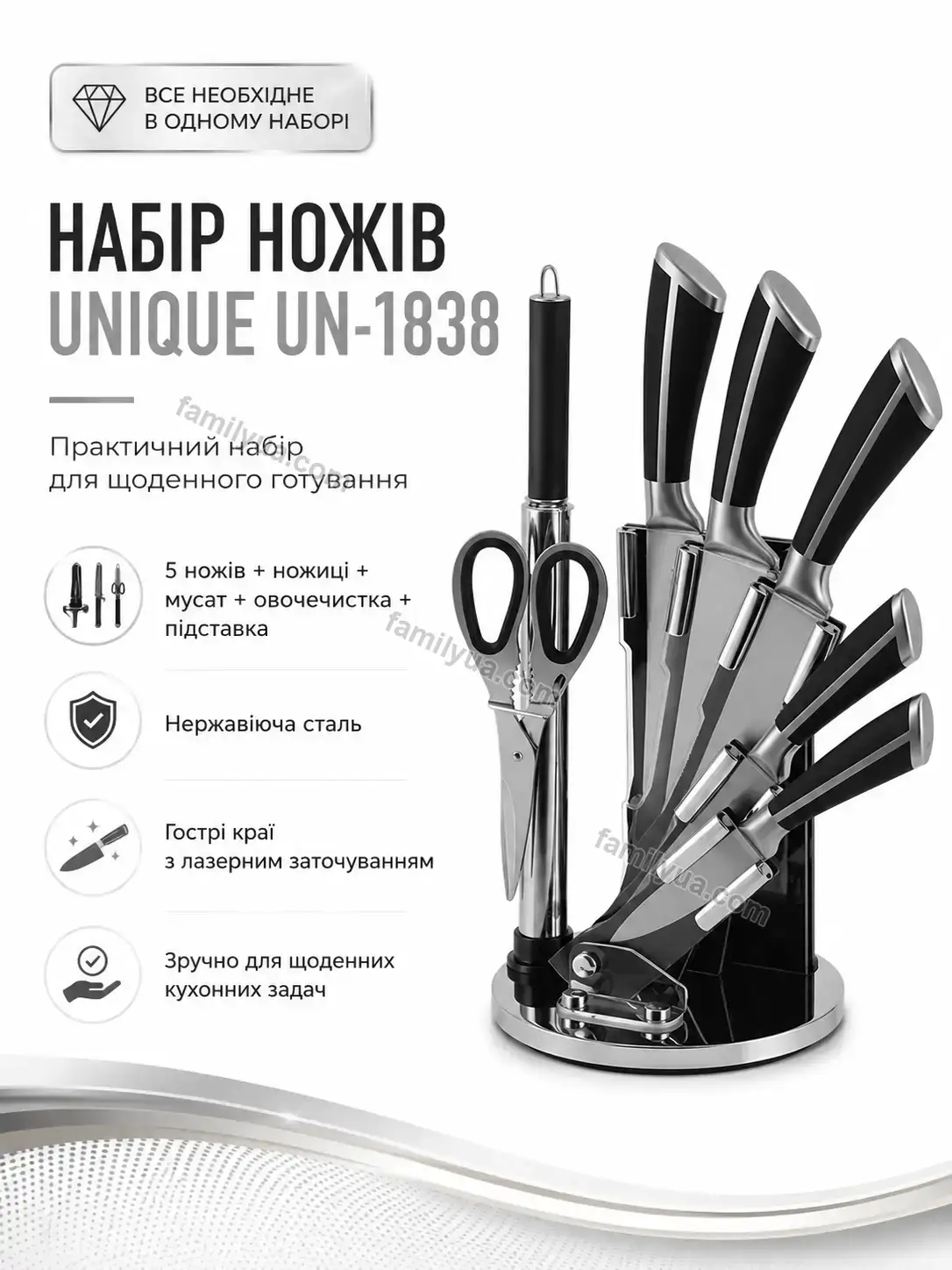 ✨ Набір ножів Sunny Mini Soft