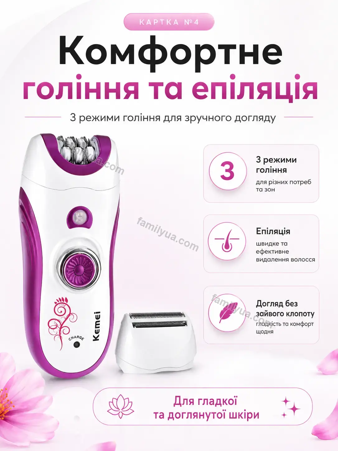 ✨ Епілятор Mriya Plus Kind - використання