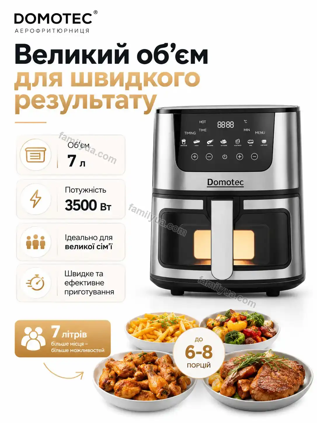✨ Аерофритюрниця Dobra Wave Bright - використання