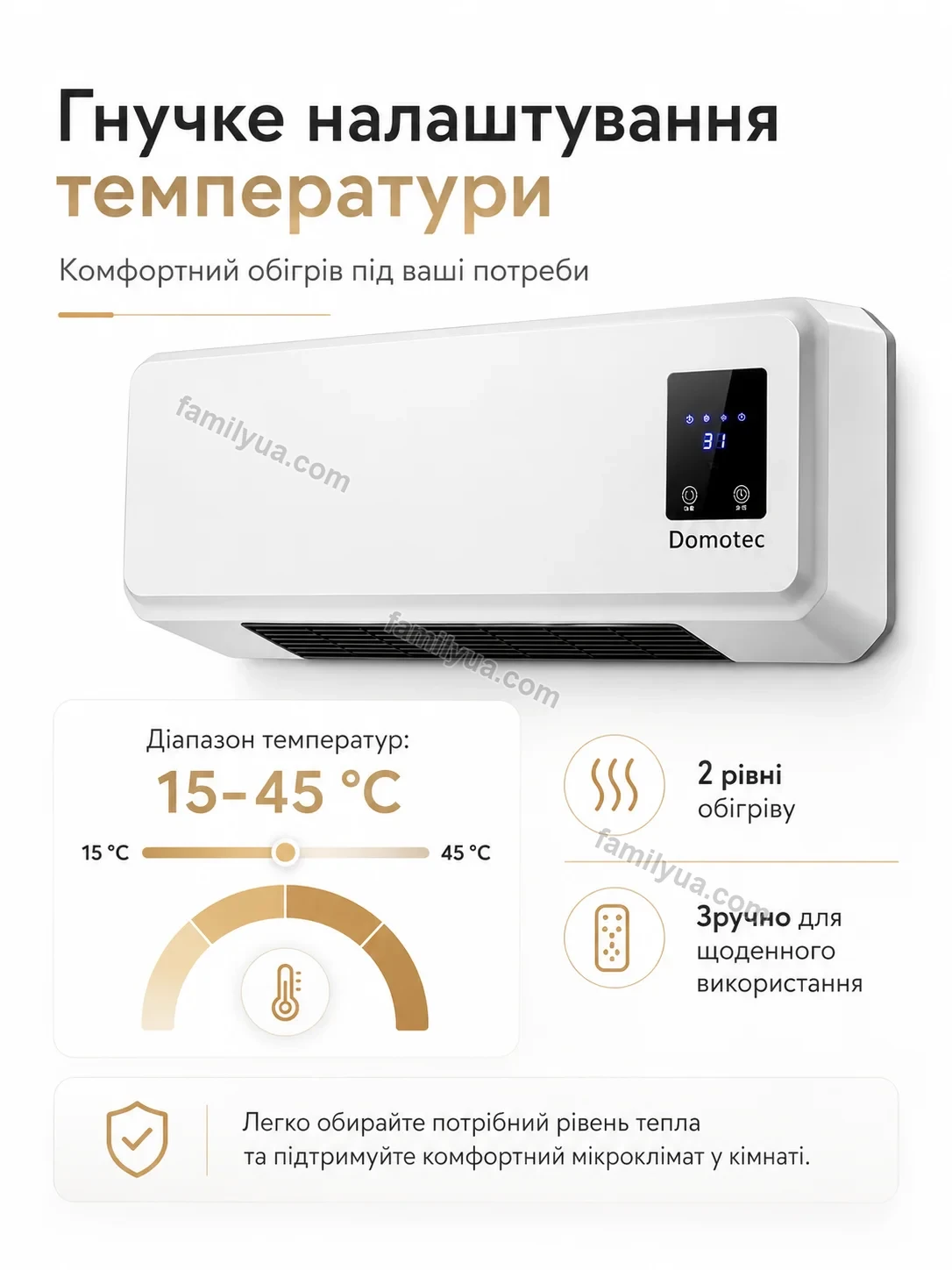 ✨ Дуйка настінна Dobra Lite Soft - деталі