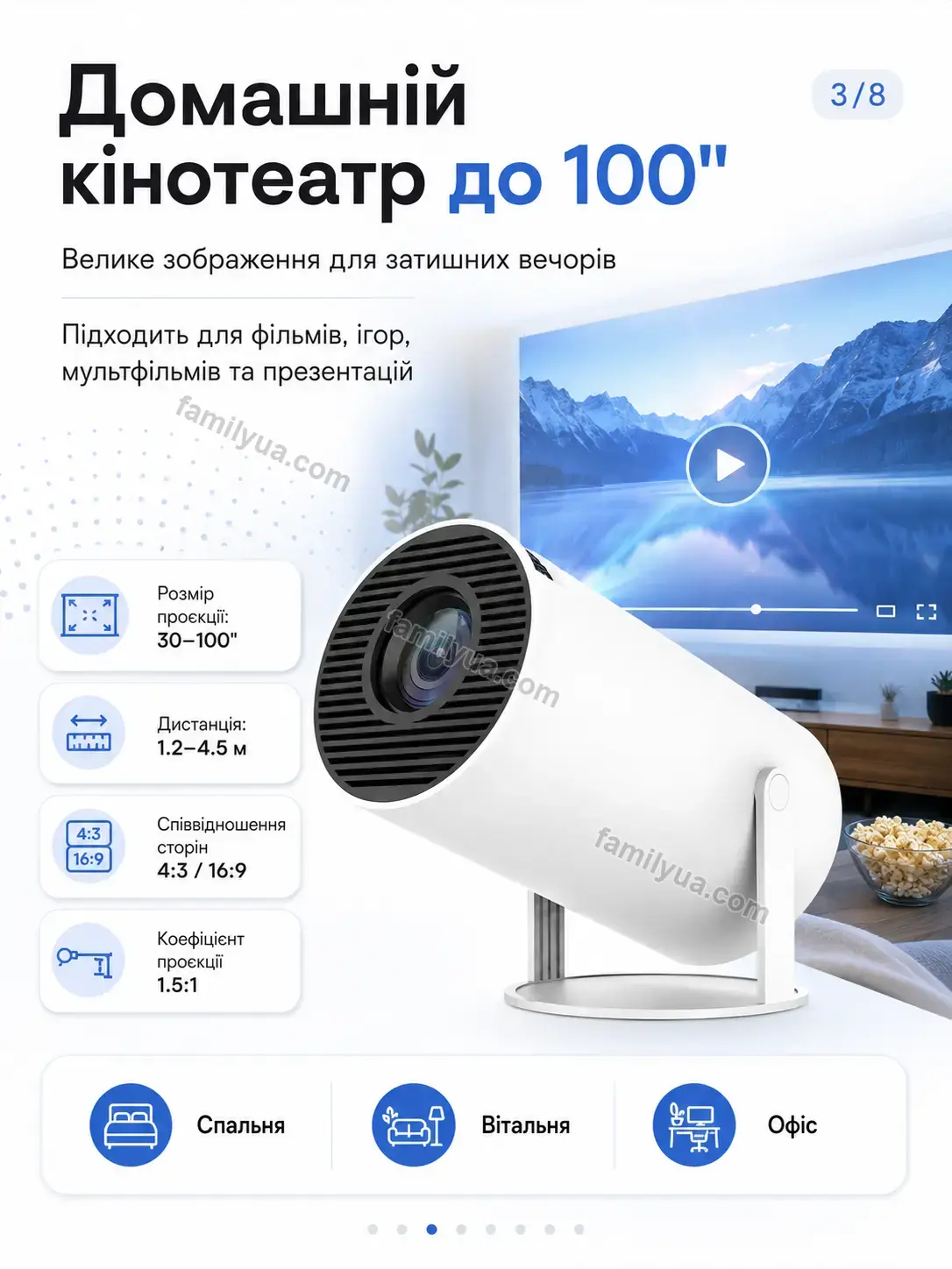 ✨ Проектор Vira Easy Bright - деталі