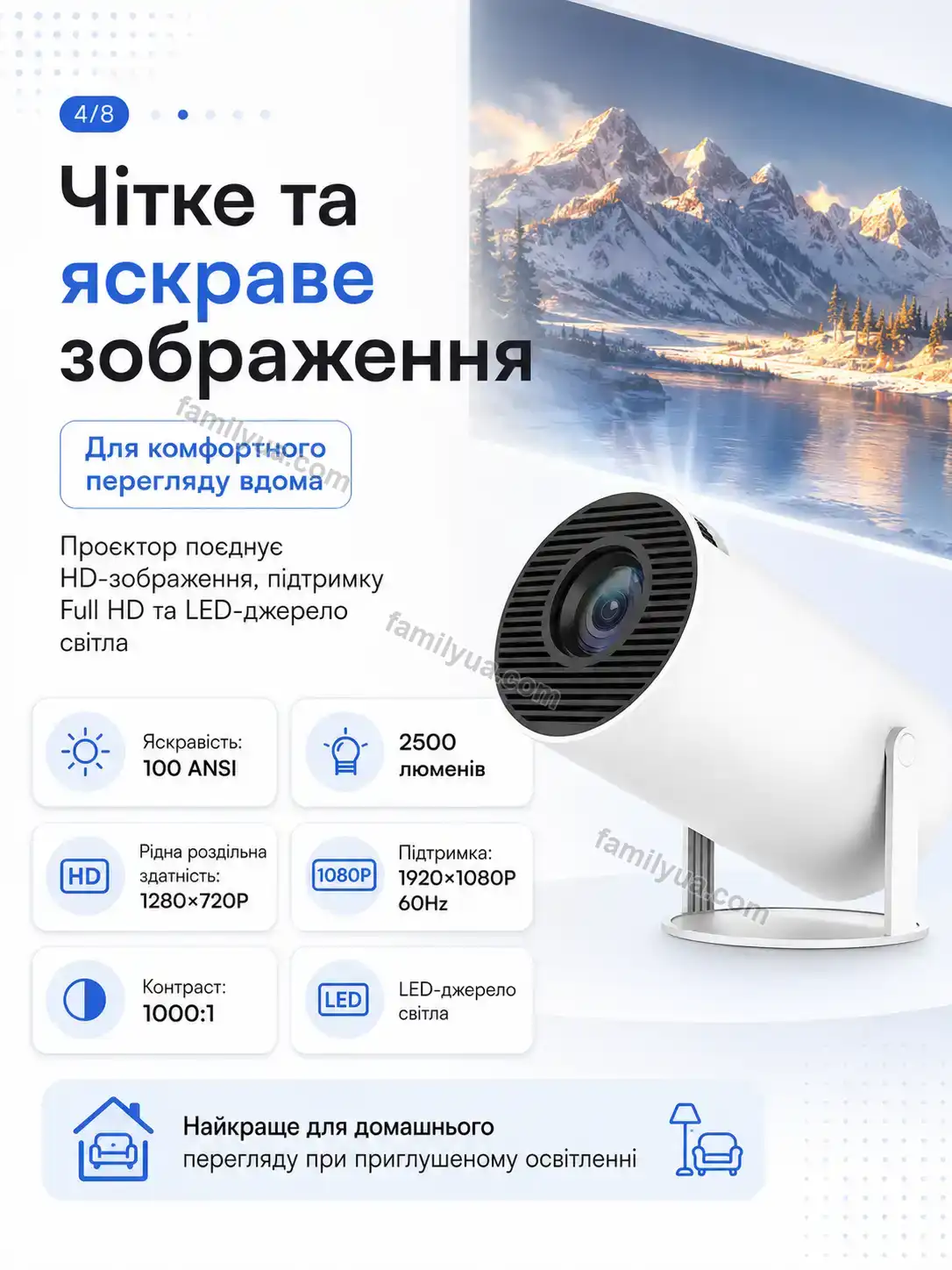 ✨ Проектор Vira Easy Bright - використання