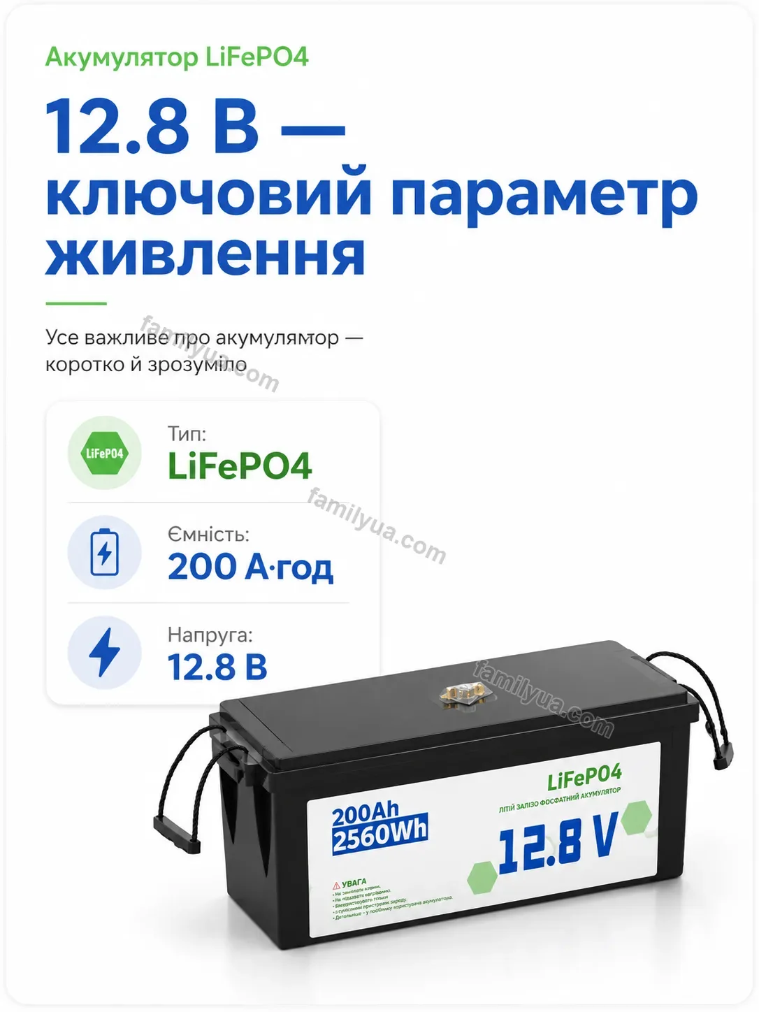 🔋 Акумулятор Vira Lite Calm - деталі