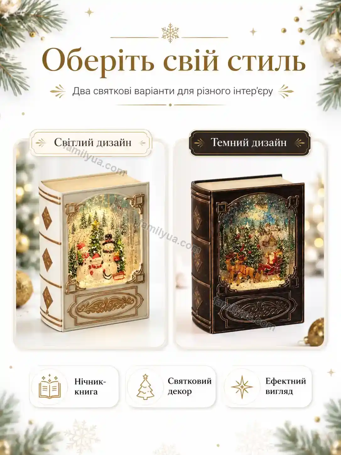 ✨ Новорічний нічник книга Svitlo Care Soft - використання