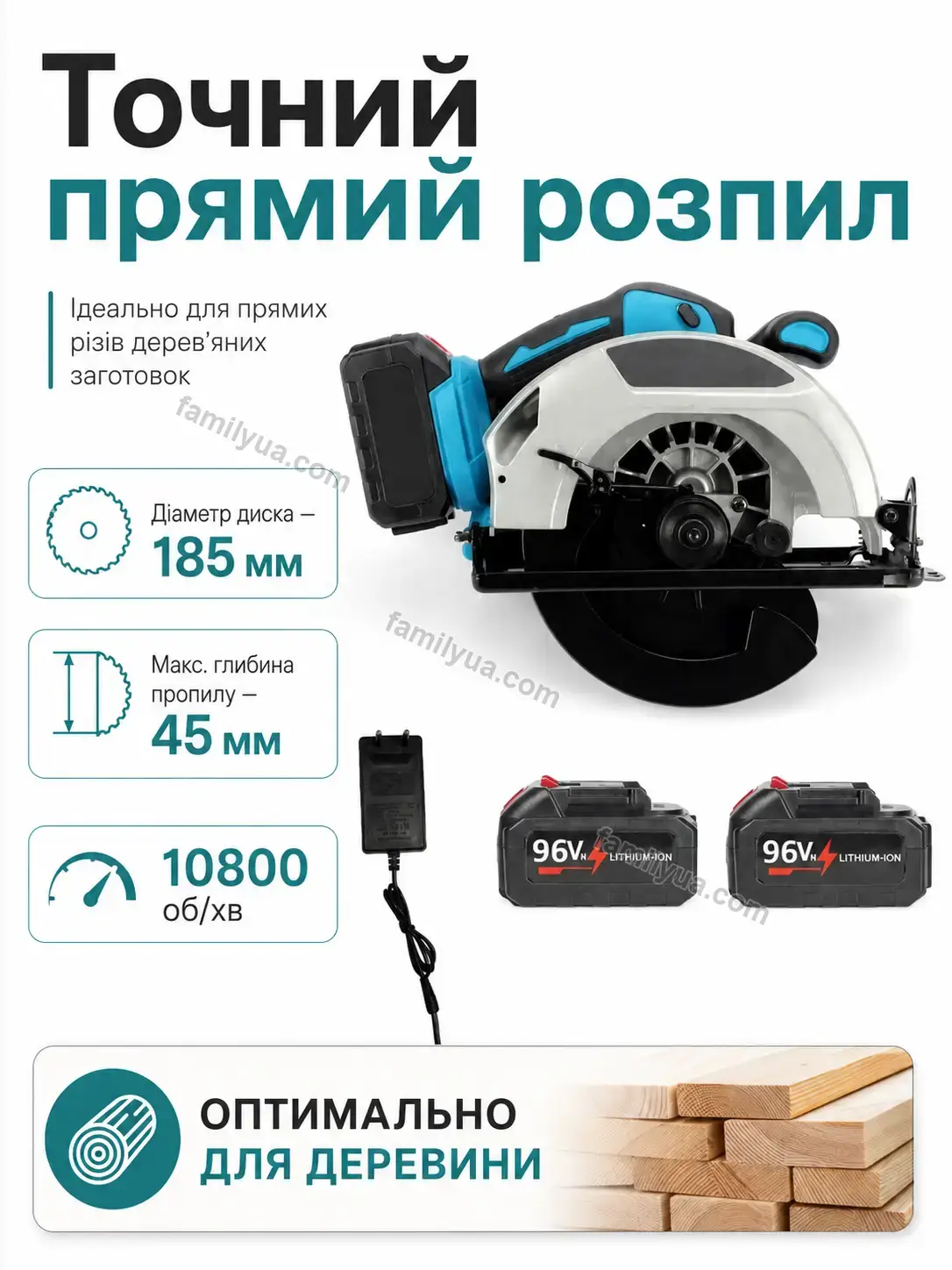 🔋 Акумуляторна циркулярна пилка Ruta Home Calm - використання