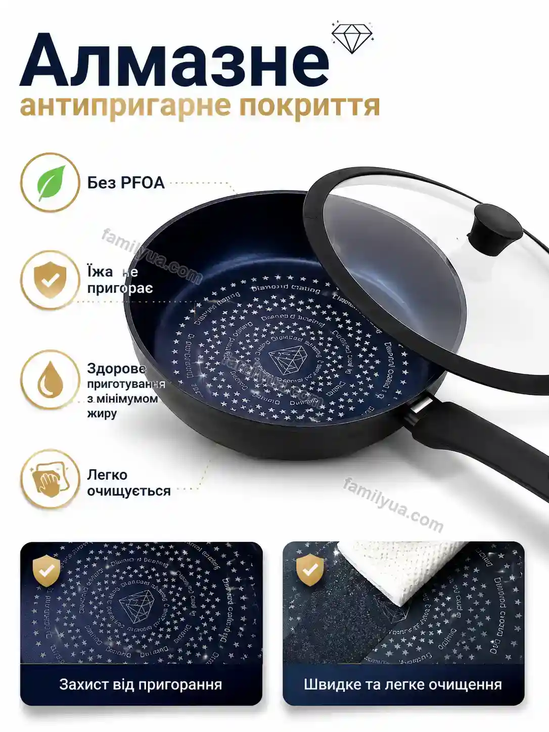✨ Сковорода антипригарна Ruta Care Soft - деталі