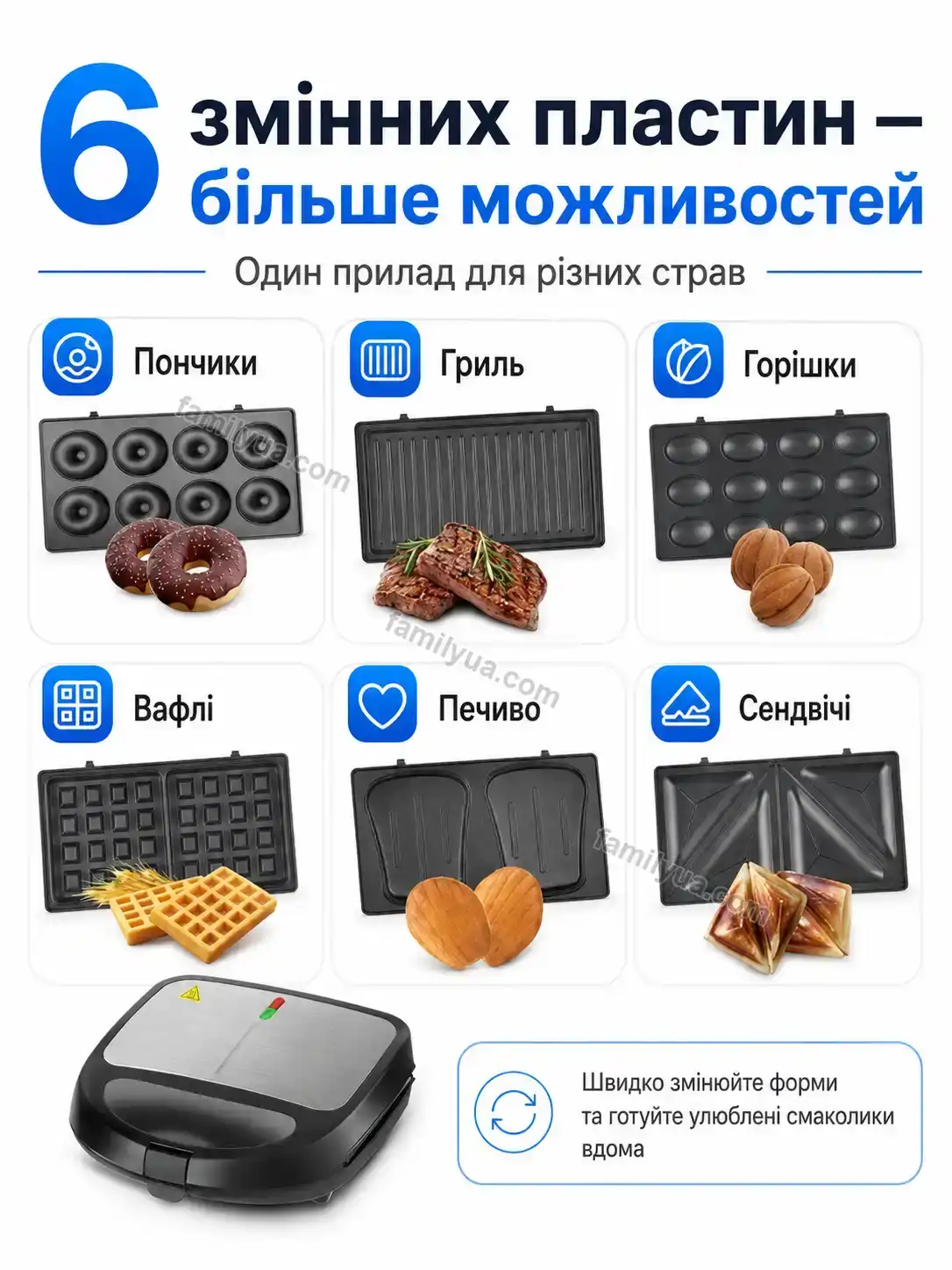 ✨ Сендвічниця Comfy Lite Soft