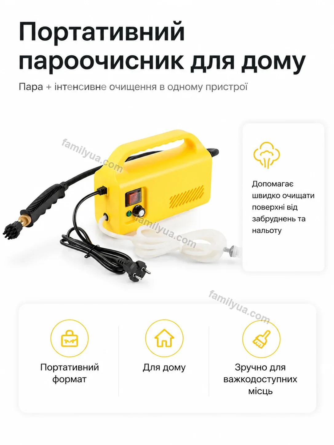 ✨ Пароочисник Comfy Wave Bright