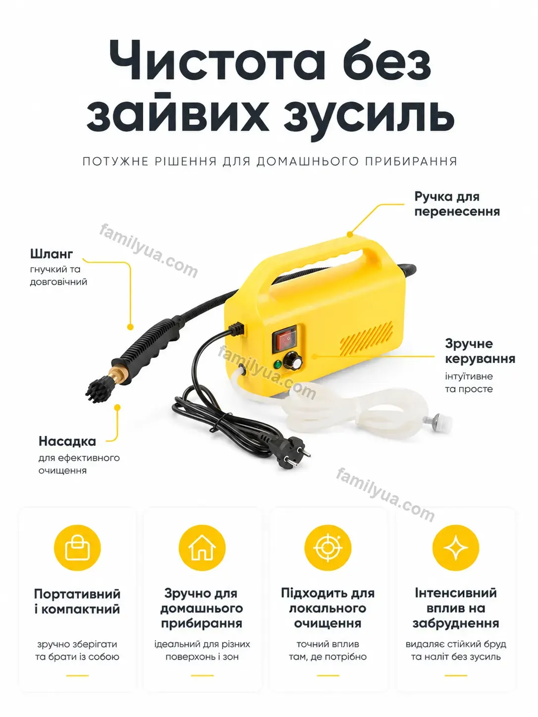✨ Пароочисник Vira Wave Bright