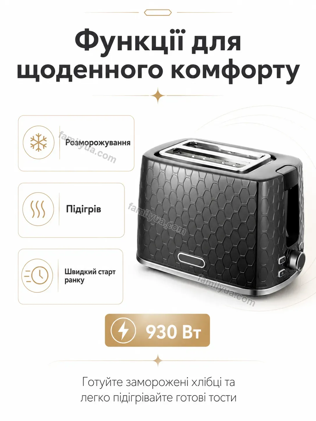 ✨ Тостер Sonia Mini Soft - деталі