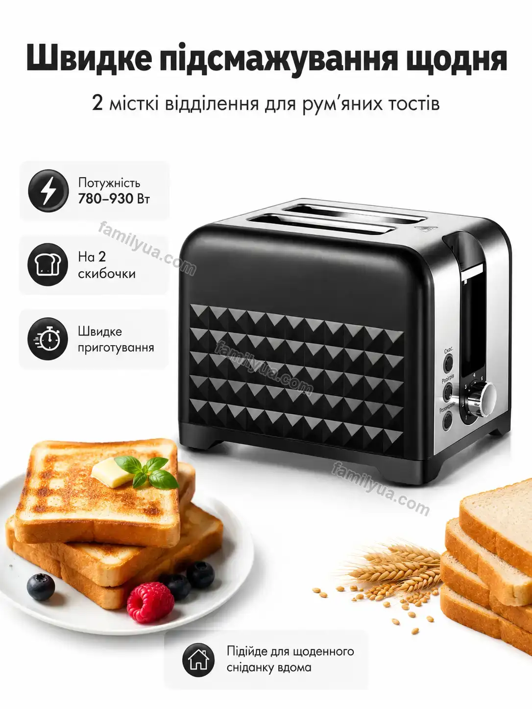 ✨ Тостер Svitlo Plus Urban - деталі
