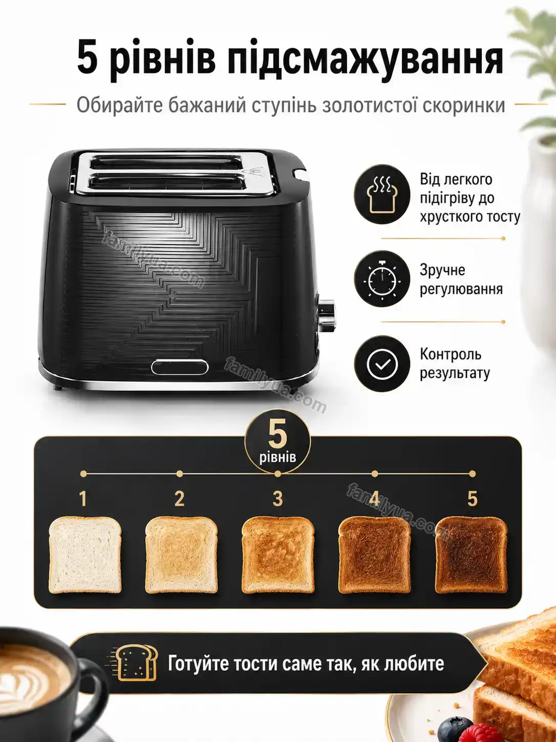 ✨ Тостер Mriya Glow Urban - деталі