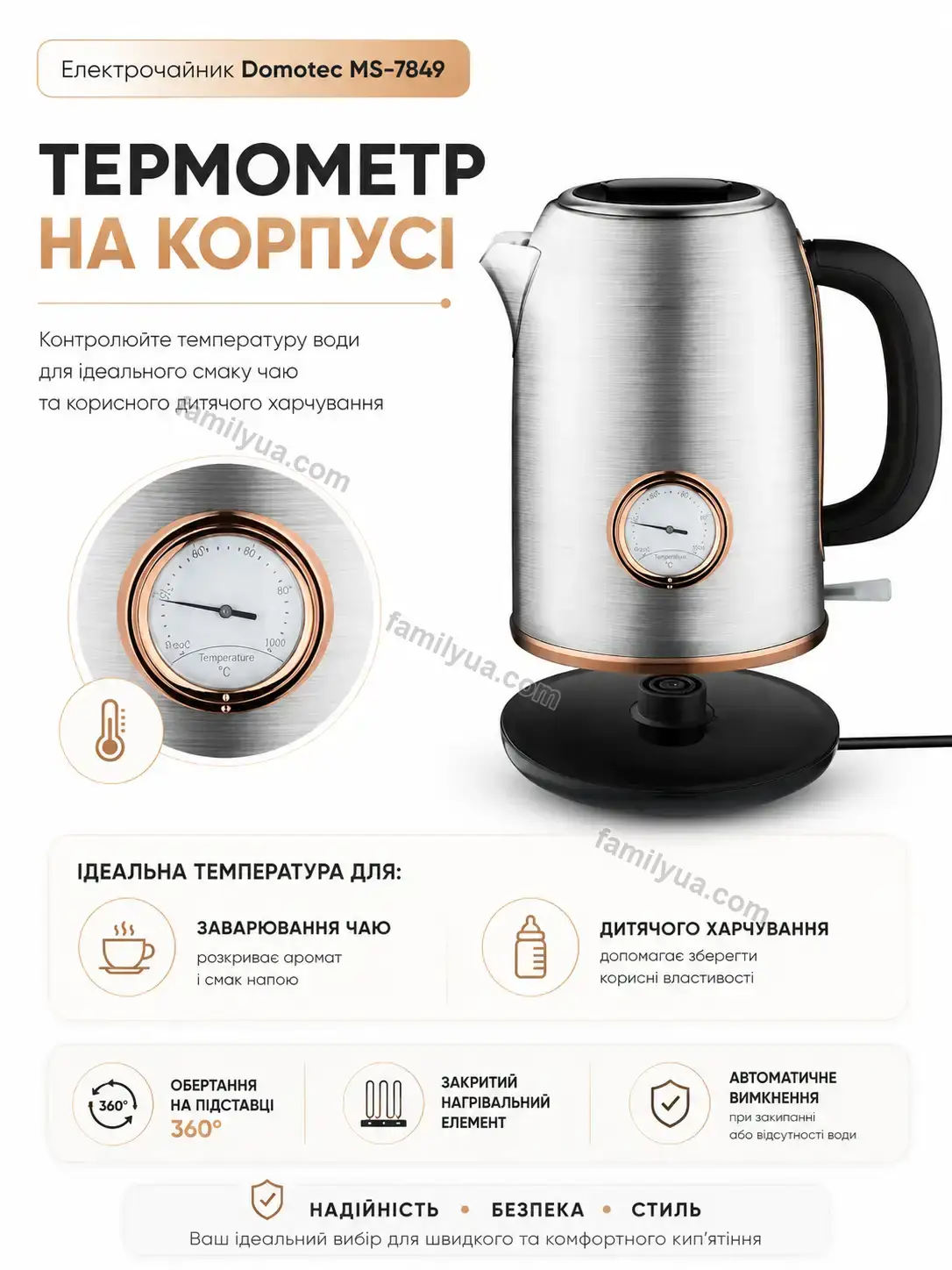 ✨ Електрочайник Vira Home Urban - використання