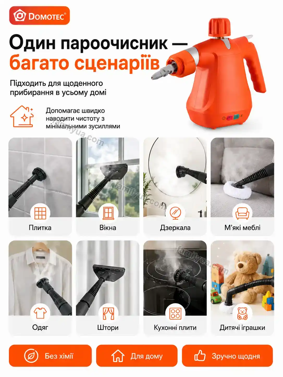✨ Пароочисник Lagom Lite Urban - використання