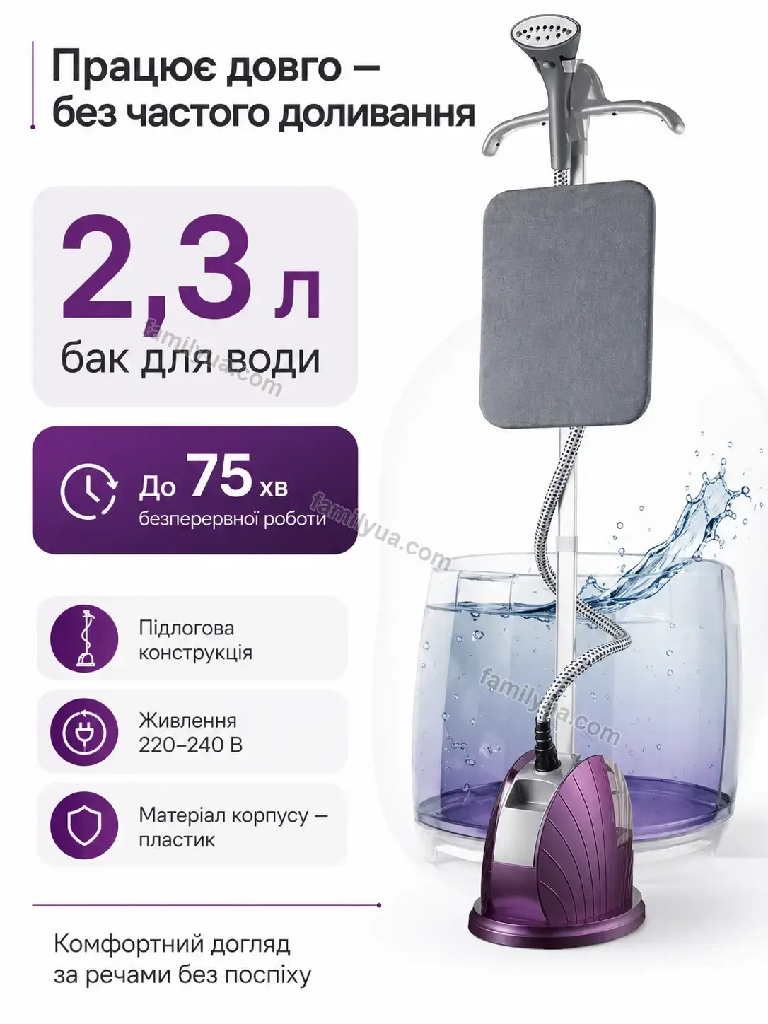 ✨ Відпарювач Sonia Home Calm - деталі