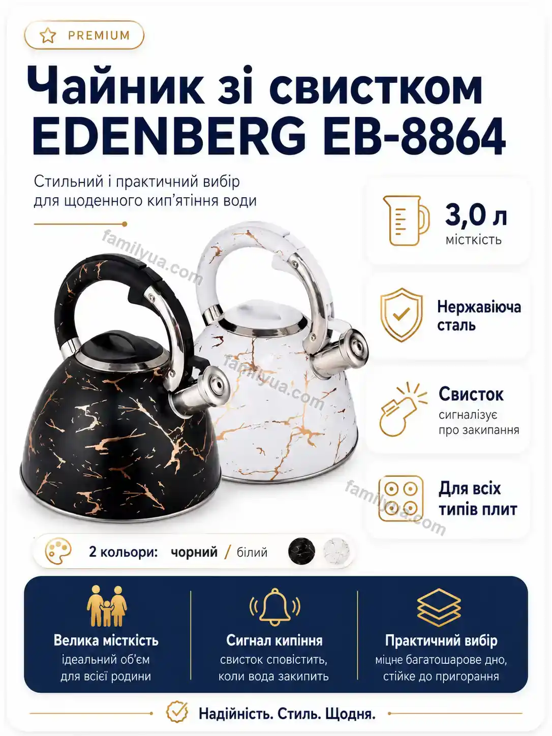 ✨ Електрочайник Mira Go Urban