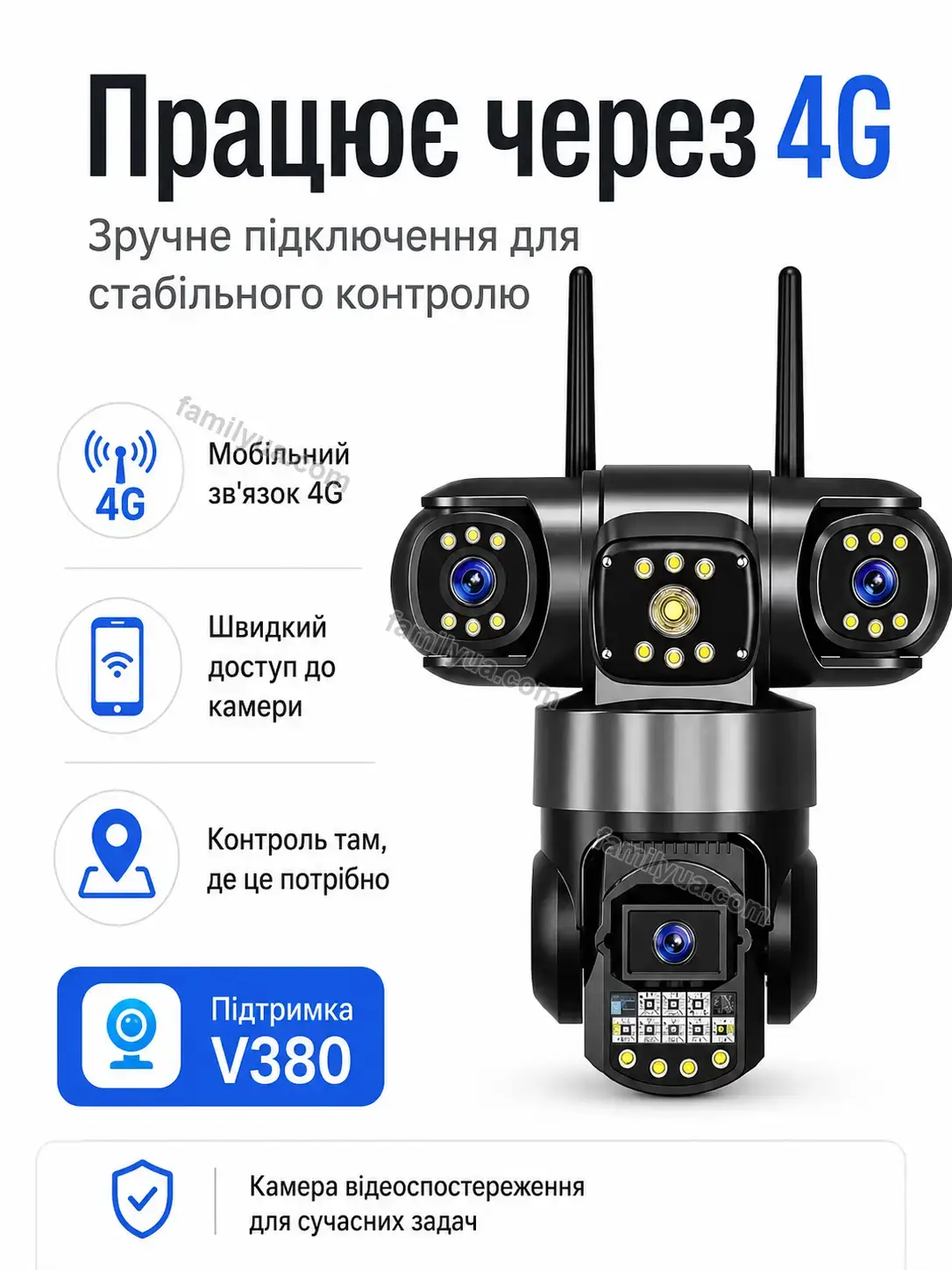 📷 Камера відеоспостереження Laska Care Bright - деталі