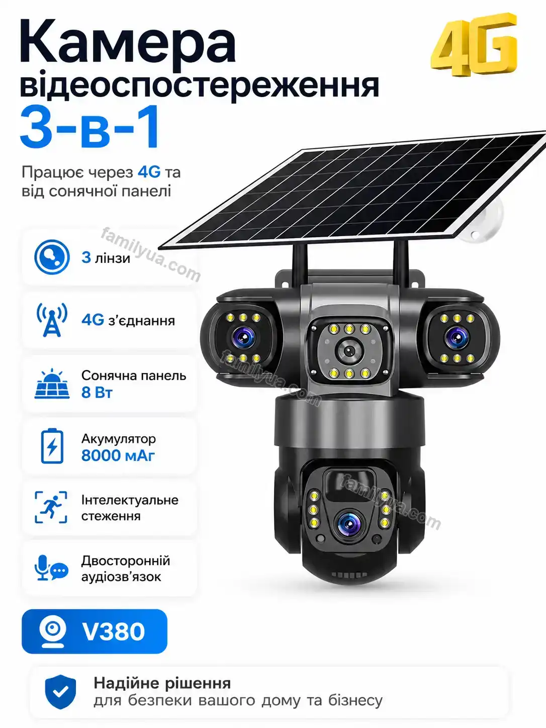 Камера відеоспостереження CamGuard Voyage Lagom Lite Bright
