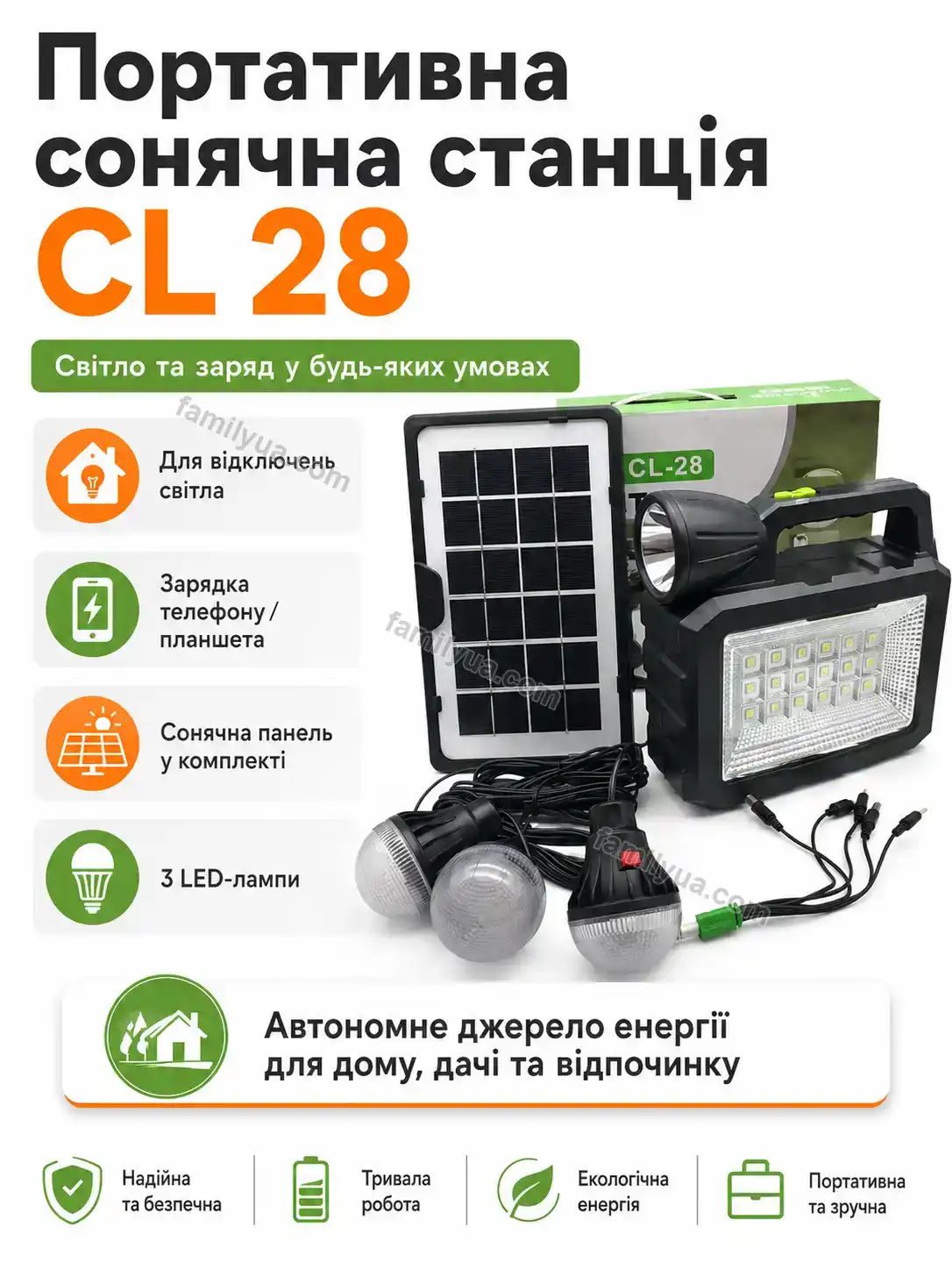 ✨ Портативна сонячна станція Olli Mini Urban