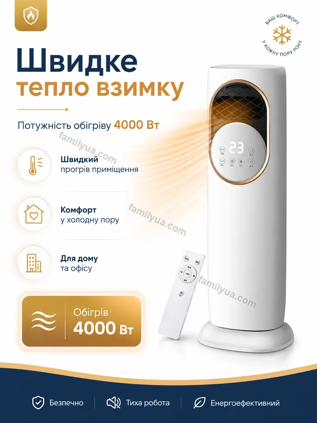 ❄️ Підлоговий кондиціонер обігрівач зволожувач Tysa Mini Calm - деталі